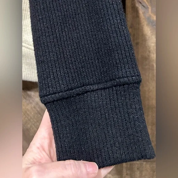 EUC Tru Lux Jeans Color Block Laced Neck Sweater Sz L - Picture 8 of 16